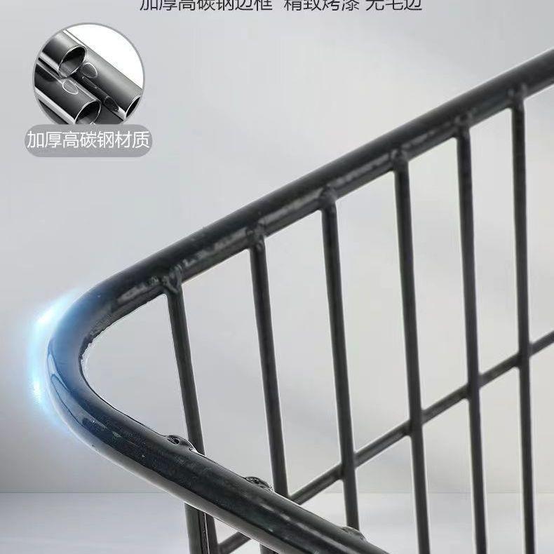 直销新款现货自行车篮子后车筐折叠车学生书包筐童车后车蓝单车配