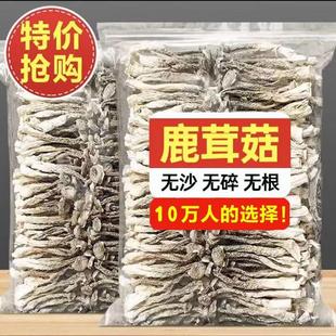 鹿茸菇500g干货新鲜鹿茸菌云南野生菌类特产店脆脆菇煲汤食材蘑菇