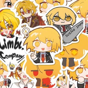 104张边狱巴士堂吉诃德贴纸二次元 可爱卡通表情包周边创意diy Q版