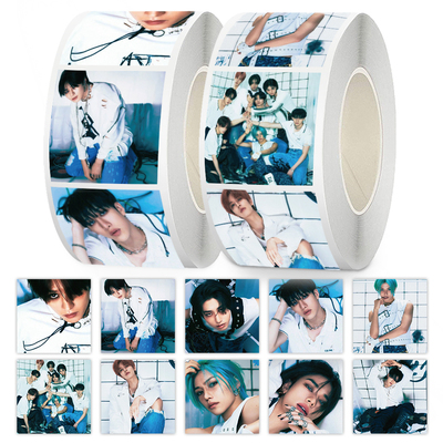 1000贴韩国男团StrayKids卷卷贴纸高颜值偶像周边帅照应援贴画