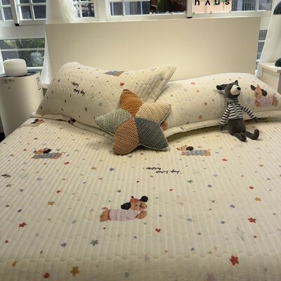 星星小狗床盖三件套秋冬季