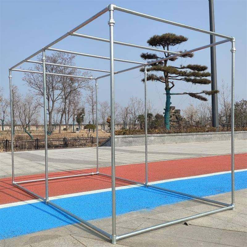 落地晾萄服葡架晾晒衣架子锌钢管家用大型晒衣镀架晒被子架AL1003