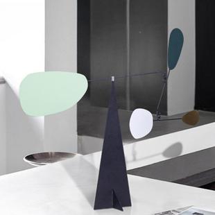 代简OGU约创意金属几何平衡摆件厅书房书桌家书现柜居客装饰品摆