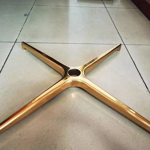 质铝合金压铸办表公转椅星脚面抛四光EEK优处理可配万向轮或固定