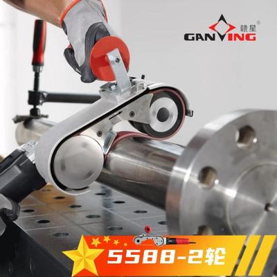 不锈钢圆管抛光机圆弧边除打砂带机管材平角面小型GRT金属磨锈拉