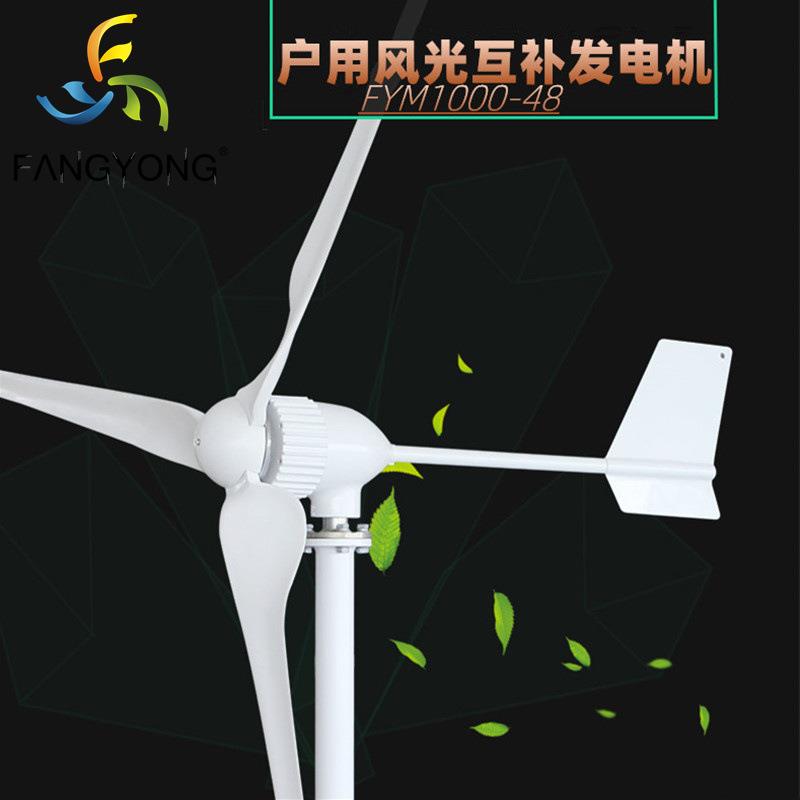 安厂2家风力发电机FD100FY1000-2W408v20v草原型家用养殖提水徽监