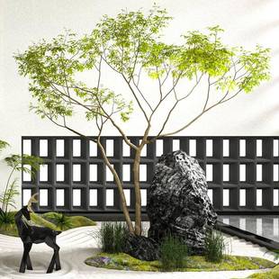 仿真綠植造景別墅室內軟裝 飾大型假樹落地盆栽仿生植物 設計搭配裝