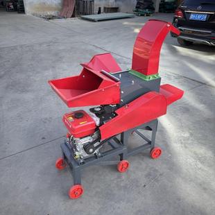 口全自动秆用铡草粉碎机一SQG出机三干湿玉米粮秸食粉碎机牧草粉