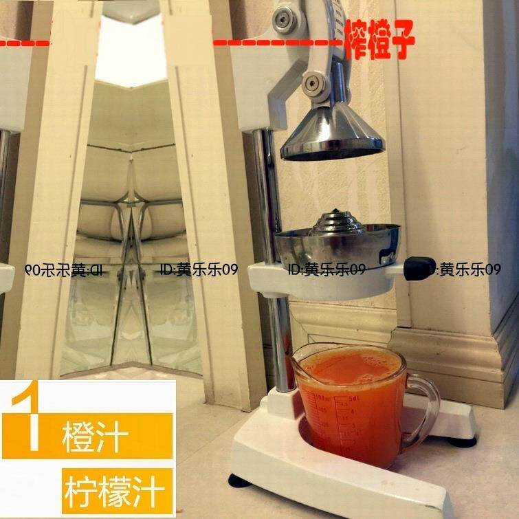 2手动汁机鑫安025款榨橙子榨西瓜不锈钢大2024款号摆摊商用柠檬新