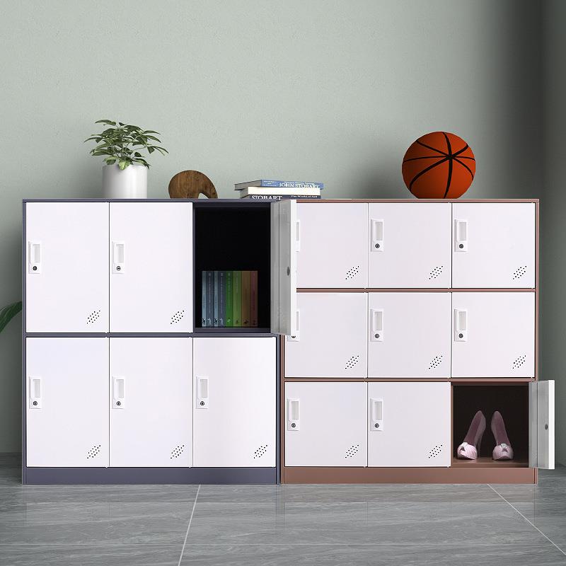 学生更衣柜皮柜收纳储物柜柜幼儿园衣书柜包柜钢制柜子书包柜多门