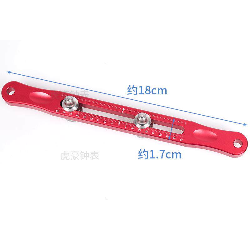 两修表工具开表器脚开底无品牌/器两爪开表盖钢开盖制加长型带刻