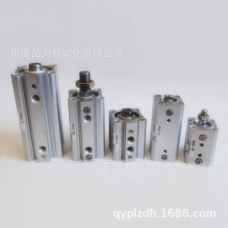 带气缓冲的薄型气缸RQB/RDQB20/25-15-20-25-30-35-40-45-50/M-75