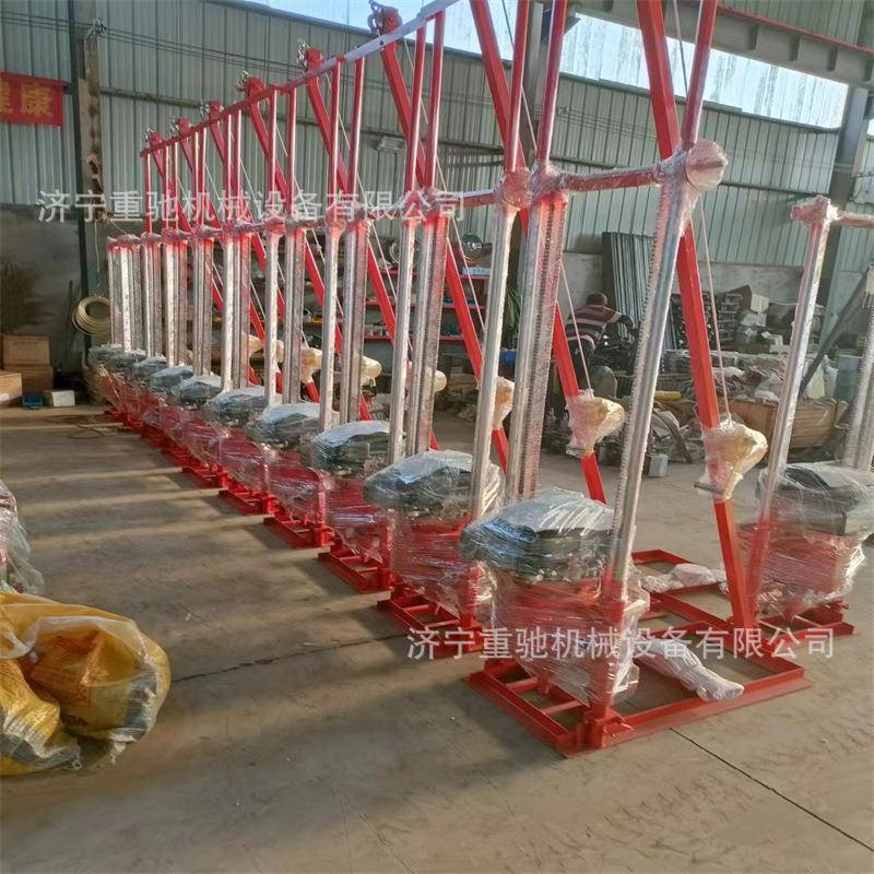 QB-30型架式岩石取芯钻机30钻地质勘探岩心钻机汽油米轻支便取土