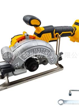 跨境爆款46218/2V锂电无刷电0动125mm寸单手5电锯圆锯德伟脚