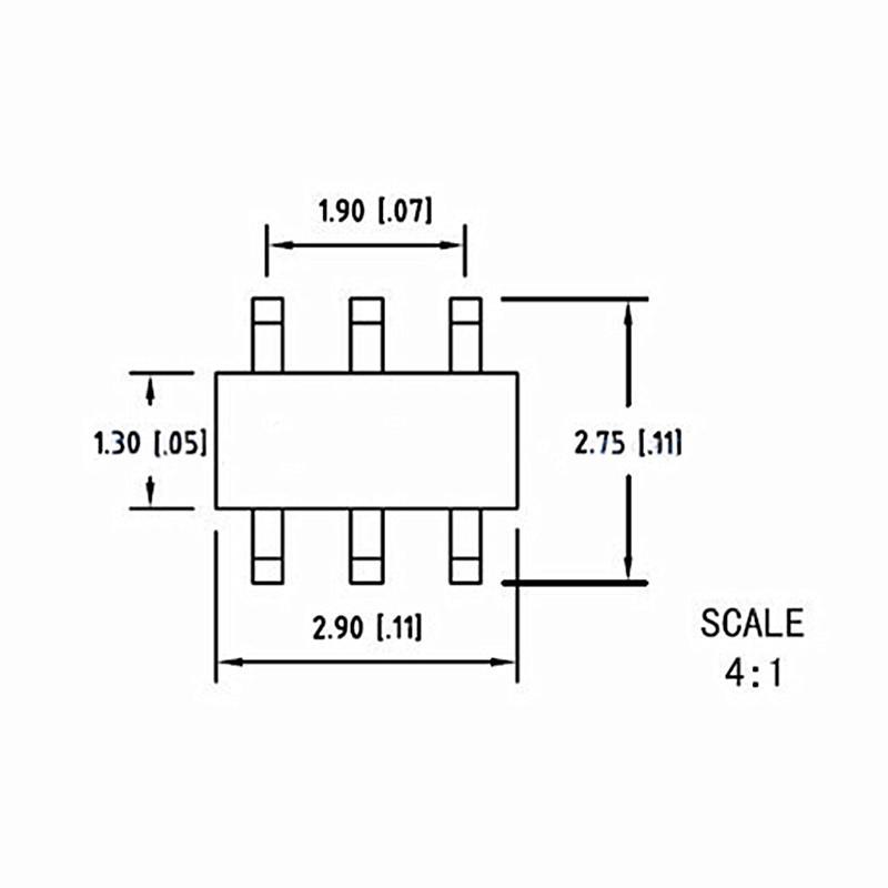 HIVHMIU厂家耐高温三极管I老化座.4mmLSOT23-6L开尔文测1试C座