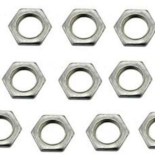 G6172六角母细B牙螺118镀M8 M薄16