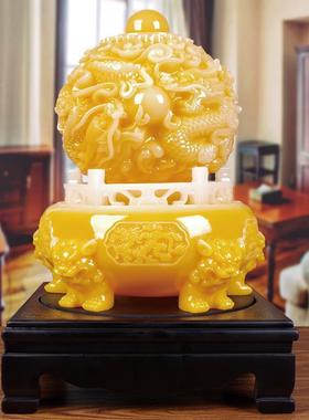 招财九龙乾坤鼎DSGY_424摆件大号来运转龙鼎家客厅玄居九关大厅时