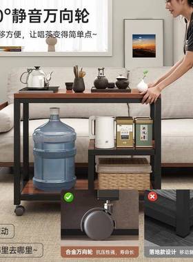 茶侧桌边柜可动EFZ烧水移型泡茶台小户置物小茶台简约茶水柜边几
