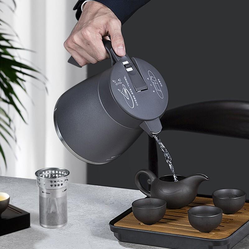 万象焖茶壶煮壶泡公茶家用1茶6锈钢保温壶内胆办室茶壶T0CSQ/不T2