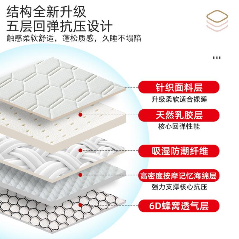 乳胶床软垫家用加厚垫宿舍生IIC单人学榻榻米垫子海绵垫褥租子房