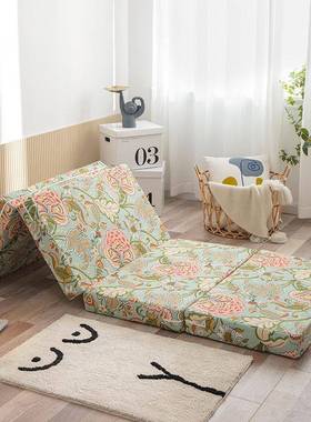 加undefine厚折叠海绵垫午公休床垫学生午睡懒四人办榻榻米室睡垫