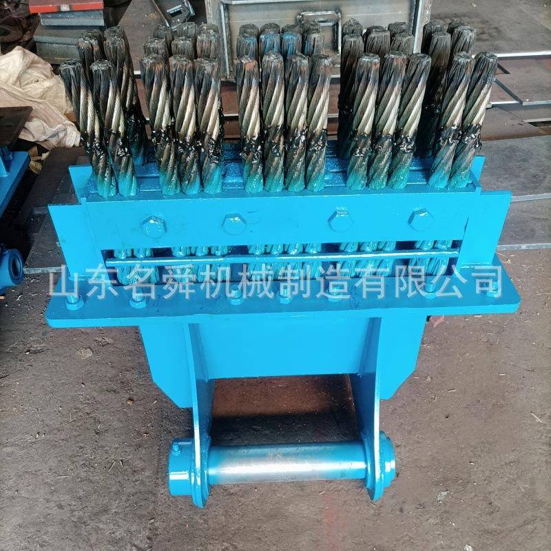 钢刷供无品牌/钢刷仰清隧道扫仰供三排钢刷掘机改装钢刷铣挖开挖