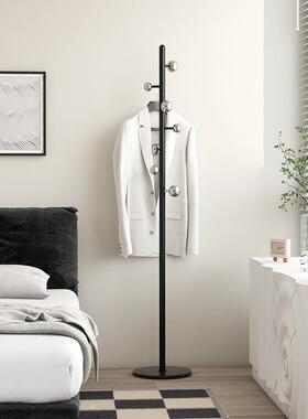 ?衣帽客架落卧室置物转角轻IJI奢挂包厅家用易单简杆立式地网红挂