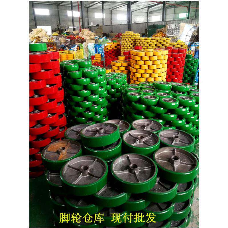 2超重型脚轮pu轮6寸8207寸载重轮轮吨活动龙门架静音轮厂家直销