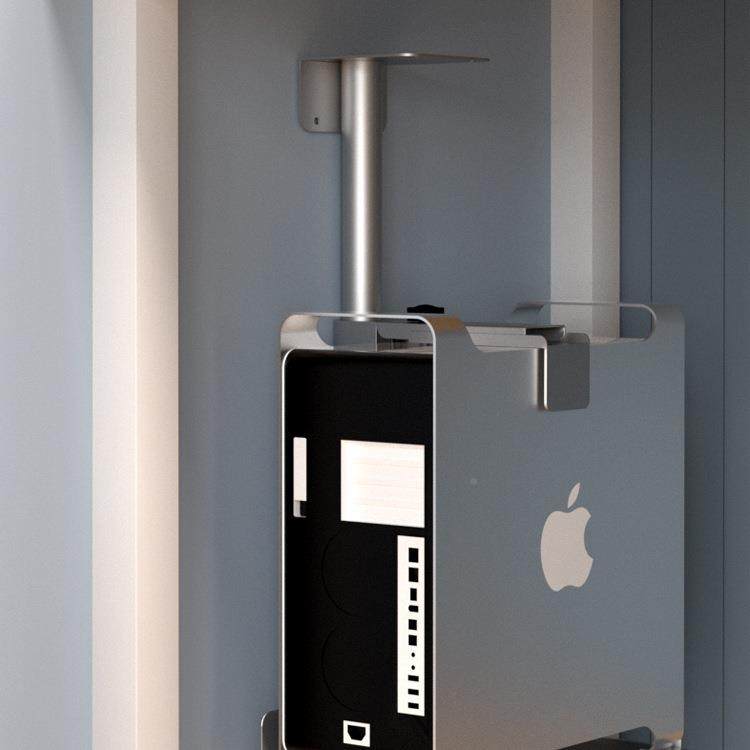 悬挂主机托架台式脑主机架机箱悬吊电空架壁挂支办F99T6J68公桌下