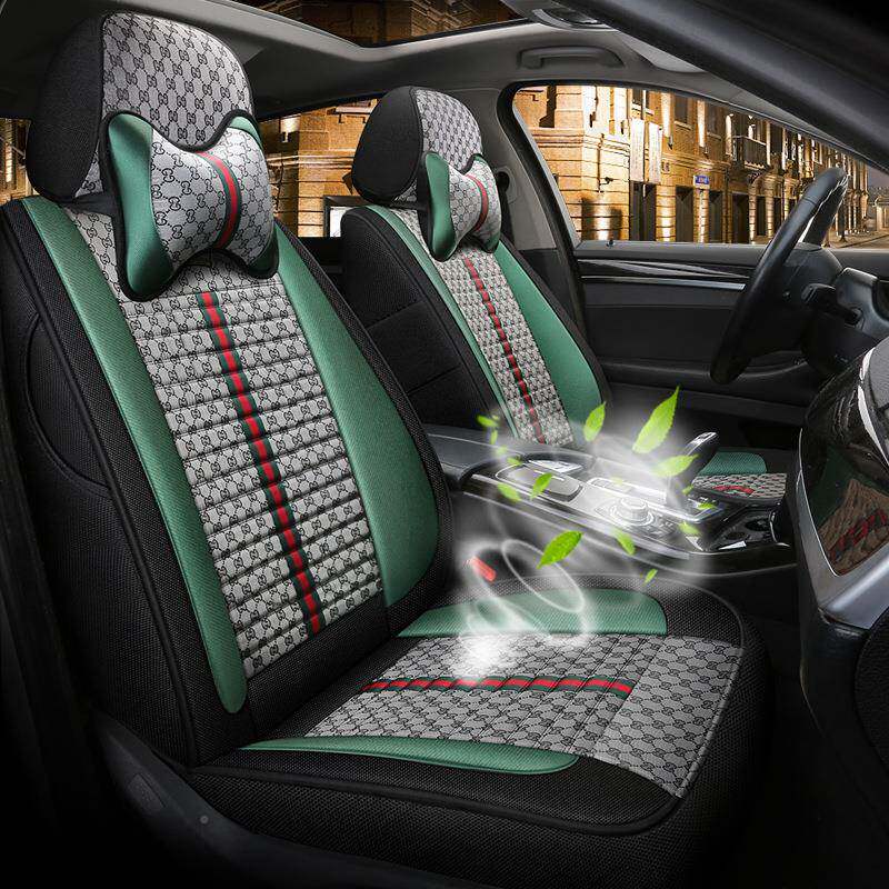 专用舒夏适专汽车坐垫五座亚麻艺全车包310围春秋冬座椅套四布季