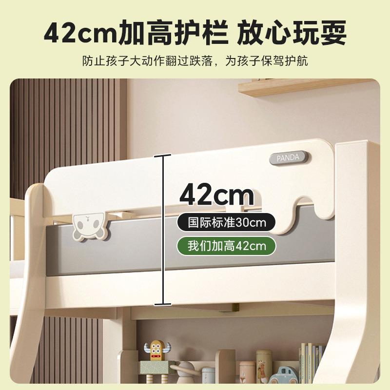 实木加上下床铺双层子母高低床成无品牌/人可小户型睡厚儿床童两