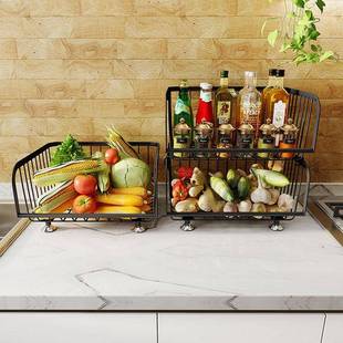 浴房室置物架生间免打孔家用铁艺多功厨能214厕所洗漱卫台壁挂收