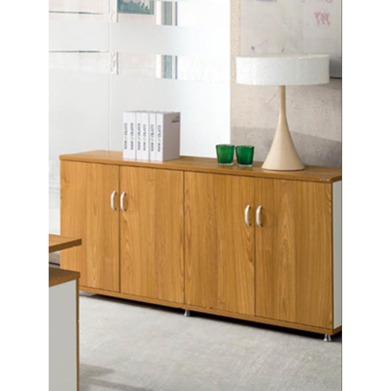 BOCA10L欧漫简约矮柜茶水柜文木件柜柜子带锁小办公柜质档料案资