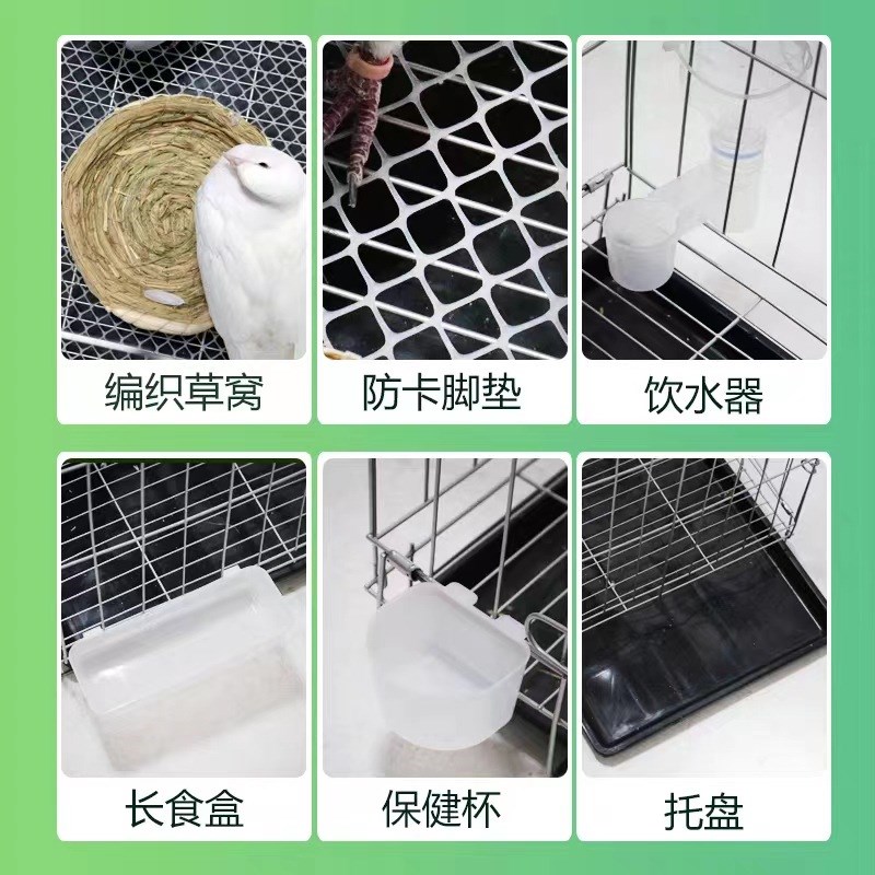 鸽子笼家用养殖笼鸽子配对笼大号鸽子笼家用带隔断繁殖养殖鸽笼清