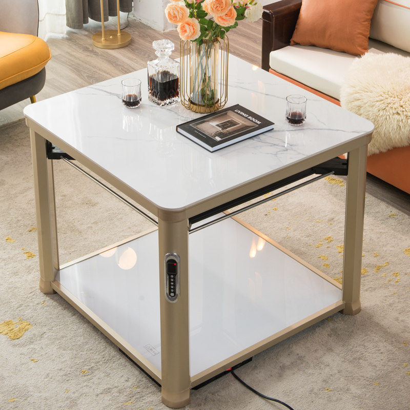 省电烤火炉取暖桌多功能电暖桌正方形电暖炉烤火炉家用四方桌子