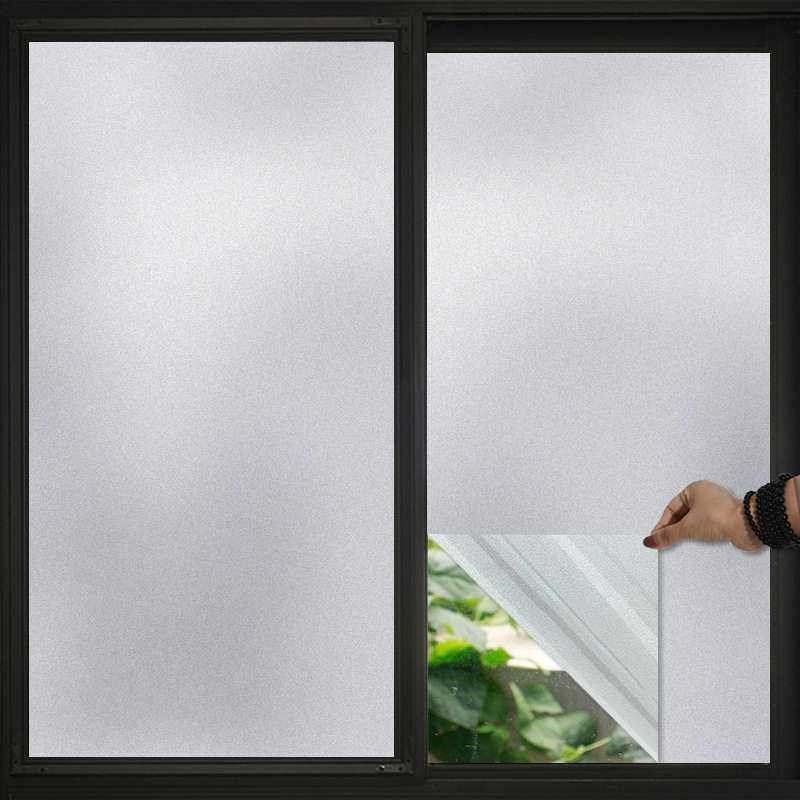 大卷磨砂玻璃贴纸窗户防走光卫生间办公室透光不透明贴膜厨房