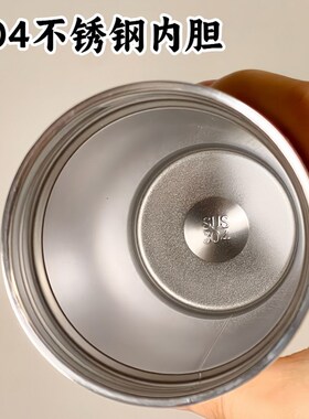 白色可爱小猫咖啡保温女生高颜值吸管直饮两用办公室不锈钢水杯子