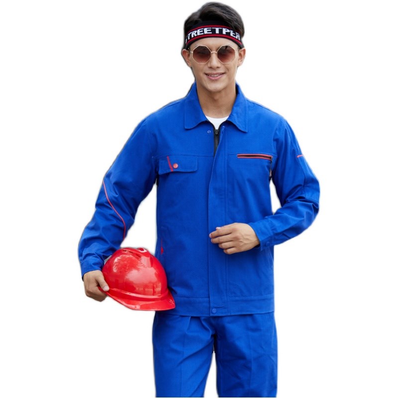春秋工作服套装男工装加厚耐磨电焊工全棉工厂车间劳保服长袖