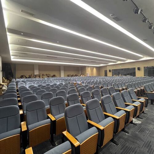礼堂椅排椅报告厅会议椅学校阶梯教室连排椅带写字板电影院座椅