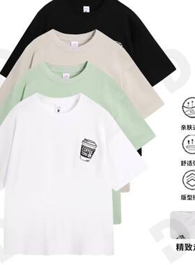 【25025】夏季新款百搭简约情侣款圆领套X头T恤*kk