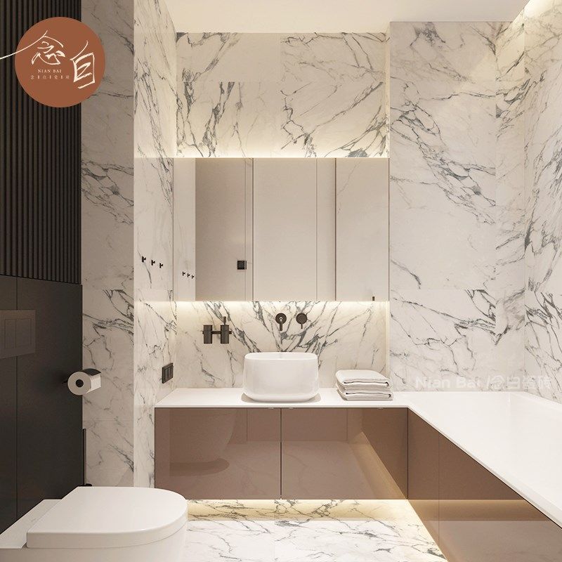 宝格俪大理石瓷砖大花白客厅地砖卫生间浴室厕所厨房墙砖600 1200,家装主材,仿大理石瓷砖,淘宝优惠券,粉丝福利购,淘宝优惠卷