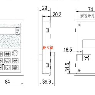 CV3100 操作面板 易驱变频器 ED3100 大面板 控制面板 键盘
