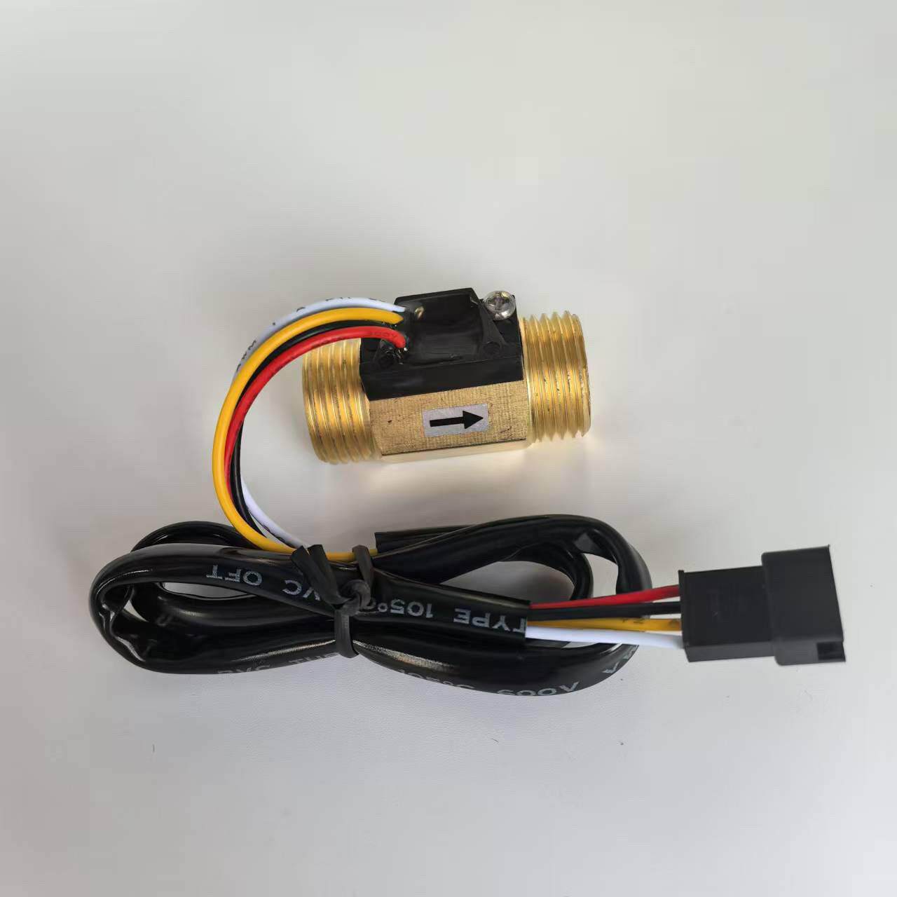 新款威乐回水器 高质量水流开关 4分 四线 带温控探头水流传感器