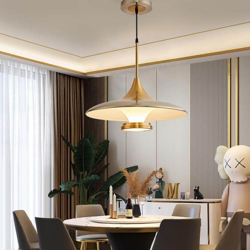 饭厅吊灯简约轻奢极简设计师餐吊灯书房餐桌灯麻将灯饭厅飞碟吊灯,家装灯饰光源,餐厅吊灯,淘宝优惠券,粉丝福利购,淘宝优惠卷