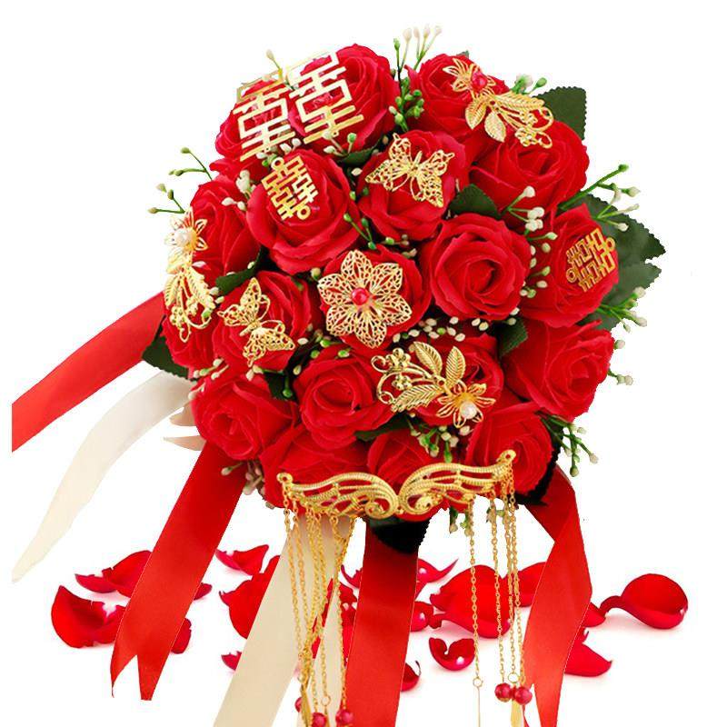 新娘手捧花高档仿真玫瑰花婚礼结婚用品拍照混搭皂花婚纱照秀禾服,鲜花速递/花卉仿真/绿植园艺,新娘手捧花,淘宝优惠券,粉丝福利购,淘宝优惠卷