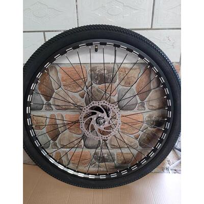 山地自行车轮组20寸22寸24寸26寸铝合金加厚车圈卡式碟刹变速轮毂