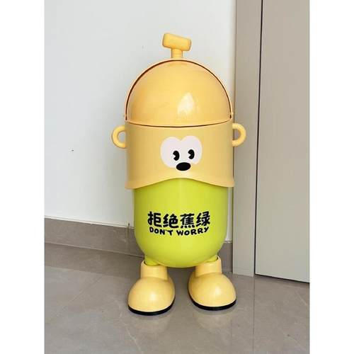 大型大容量家用垃圾桶，高颜值，无弯曲，高端，有盖，客厅，办公