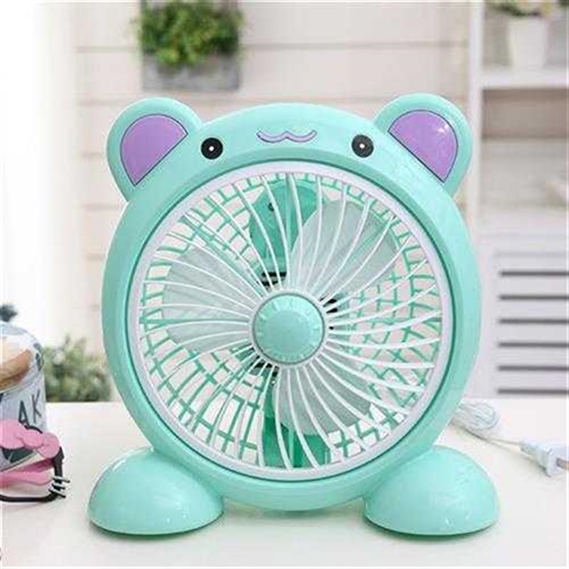 卡通电风扇台式学生宿舍床头扇迷你小风扇办公室转页扇家用落地扇