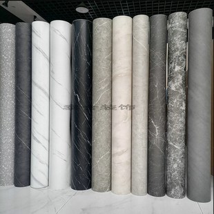 PVC仿水泥纹贴纸仿大理石贴纸酒店翻新装饰改色膜家私宝波音软片