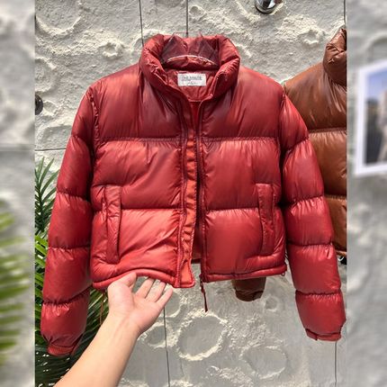 冬季新款短款小个子显瘦高级v感小众设计感韩版棉衣羽绒棉服女外